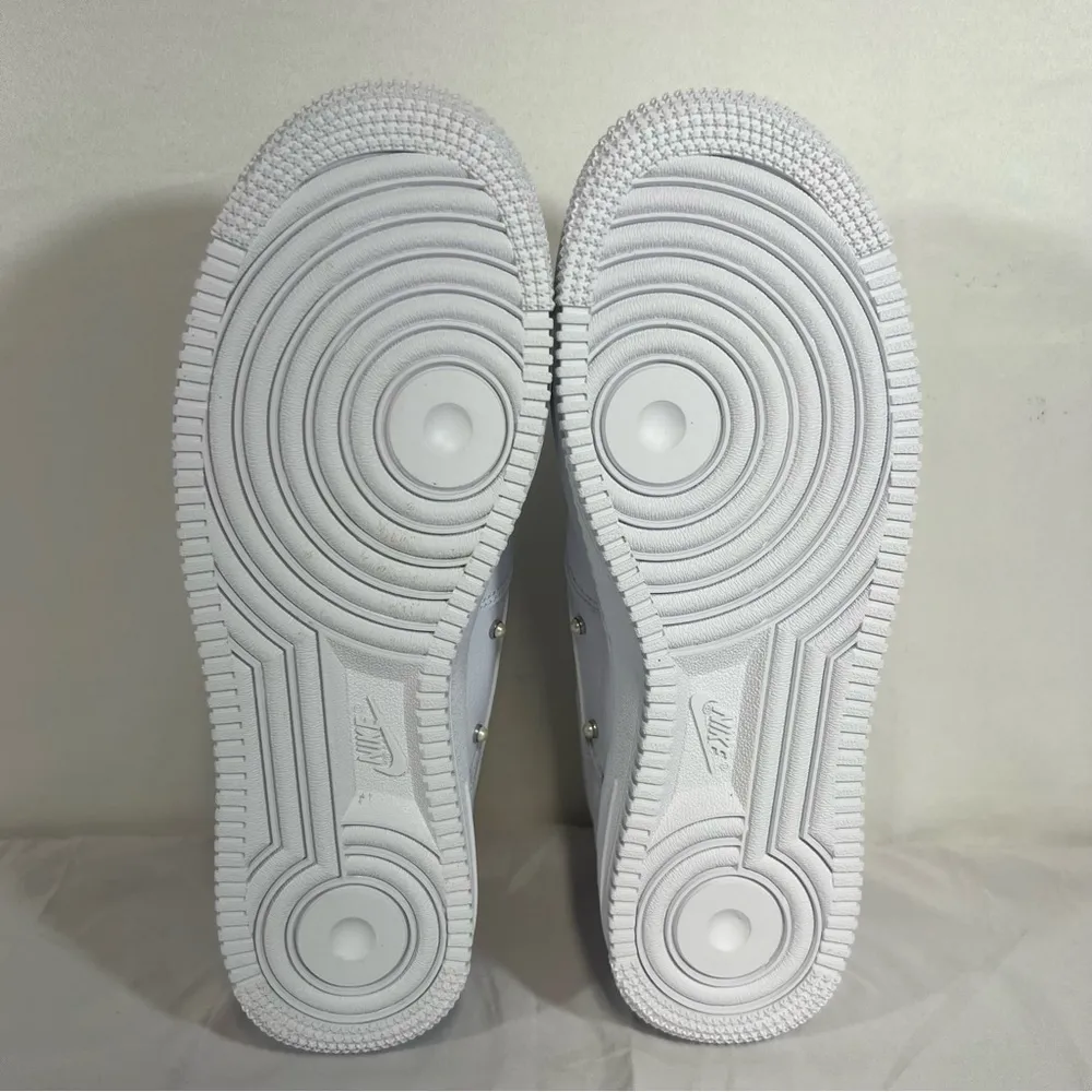 Nike Air Force 1 ‘07 SE Pearl White Metallic Silver Women's Shoe Size 8.5 #B1454 - Image 11