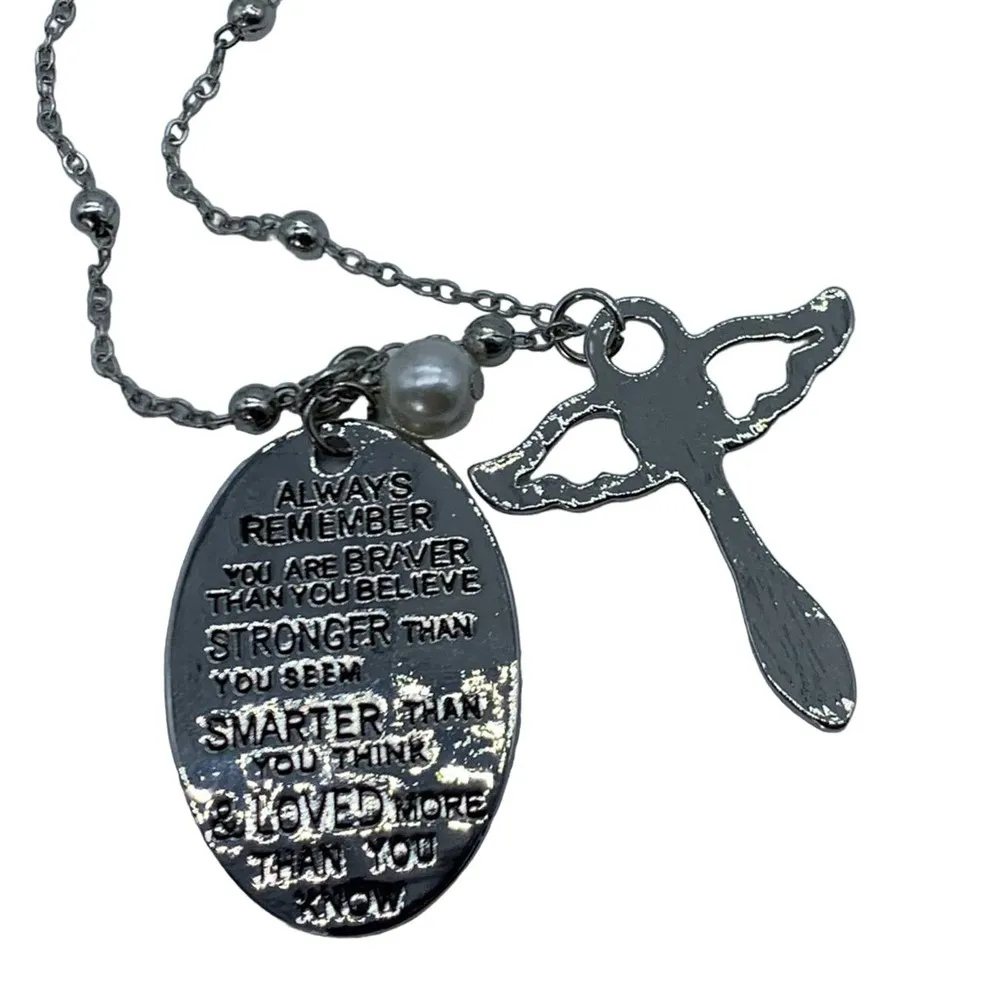 New Braver&Stronger inspirational fashion necklace - Image 8