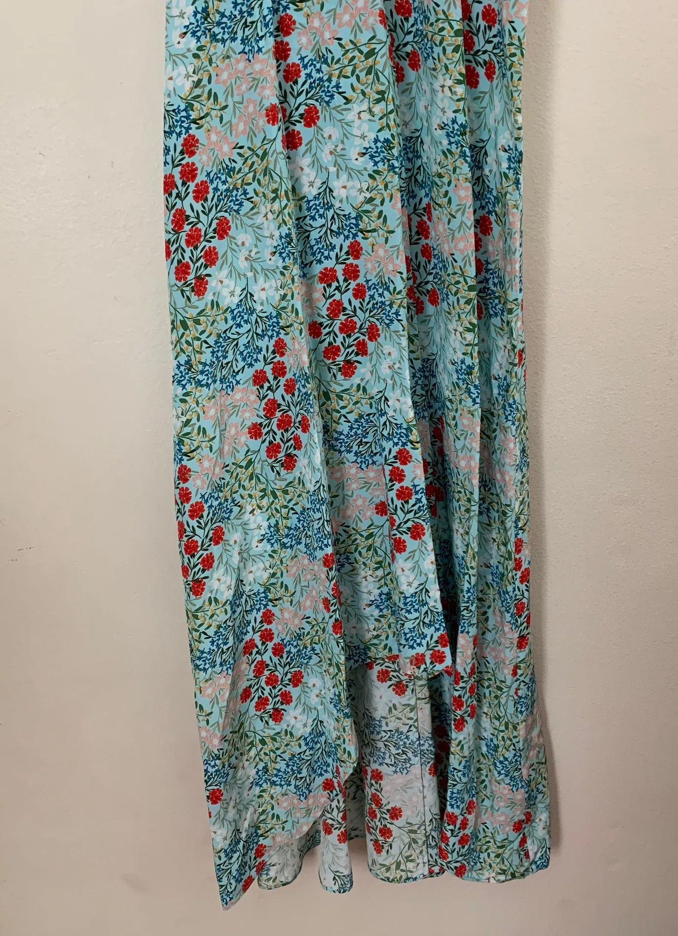 Intermix Nessa Silk Floral High-Low Dress - Image 7