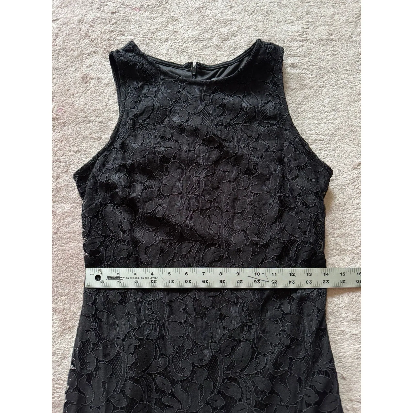 Julia Jordan Dress Womens Lace Mini A Line Stretch‎ Whimsigoth Fairy A Line Sz 4 - Image 6