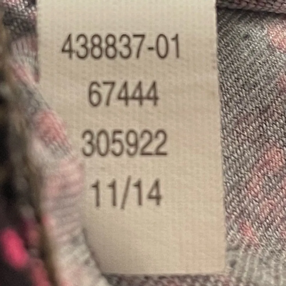 Athleta Patterned Cropped Leggings Black Pink Size XSmall - Image 4