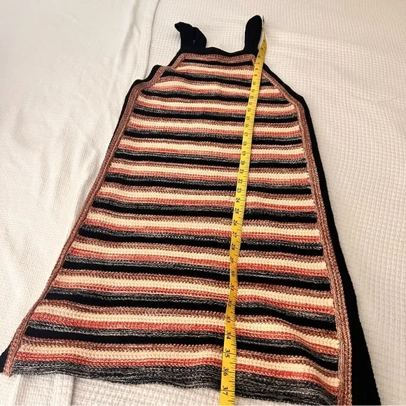 FREE PEOPLE Striped Retro‎ Ruby Knit Dress Size Medium - Image 5