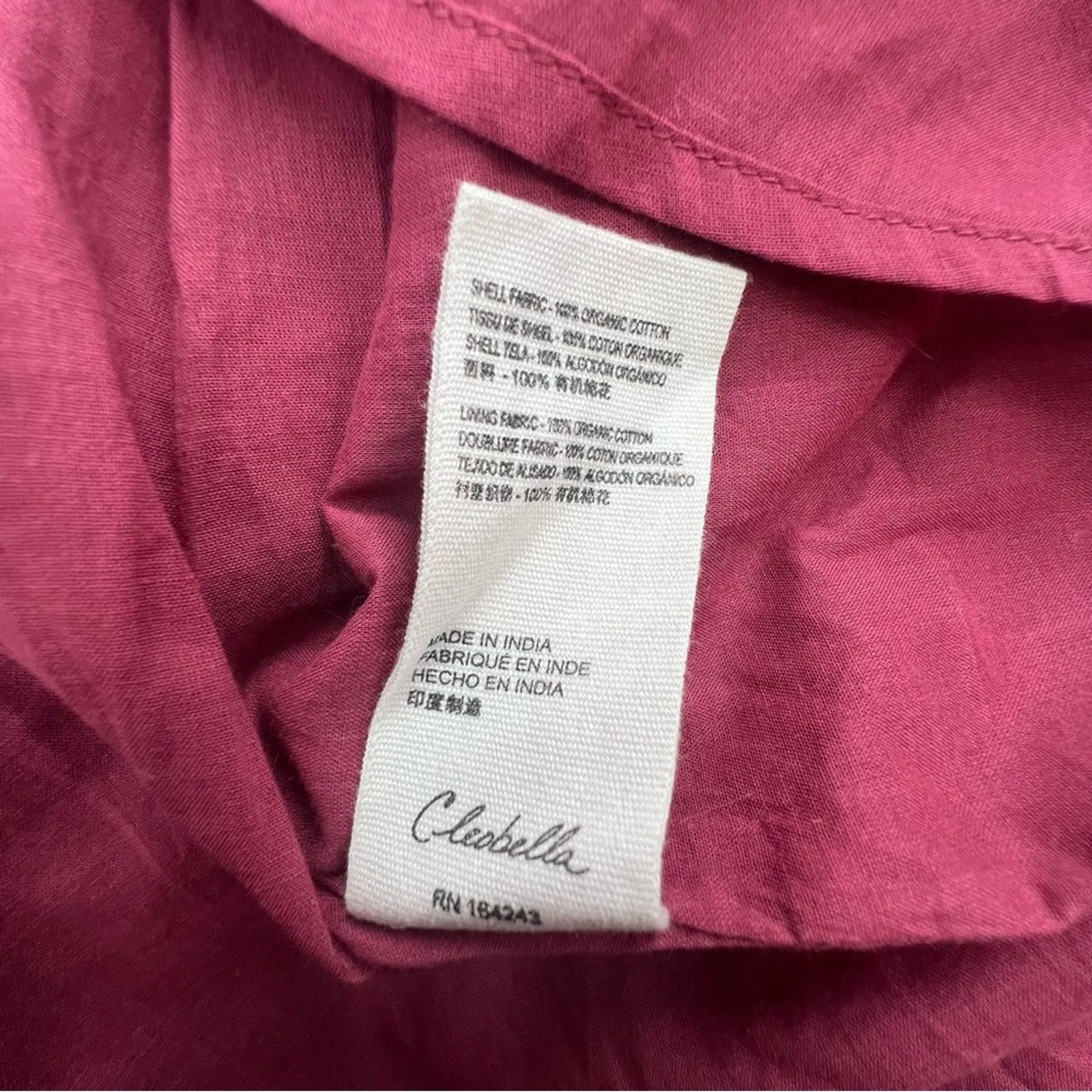 NWT Cleobella Alivia Ankle Dress in Berry maxi organic cotton sz M - Image 10