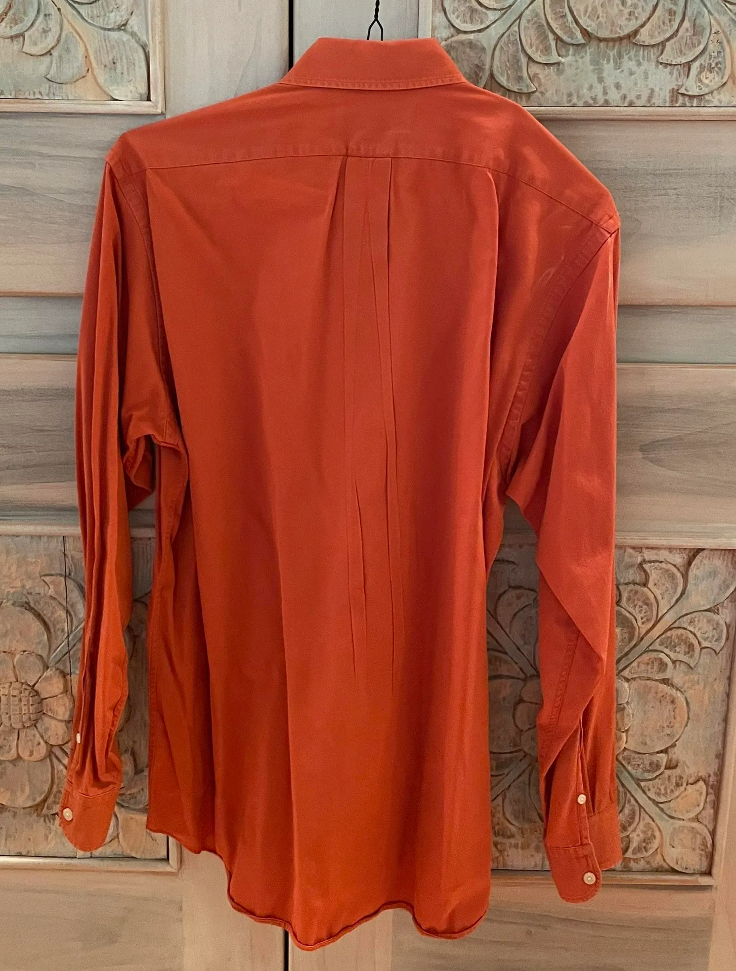 Burnt Orange Button Down Longsleeve - Image 2