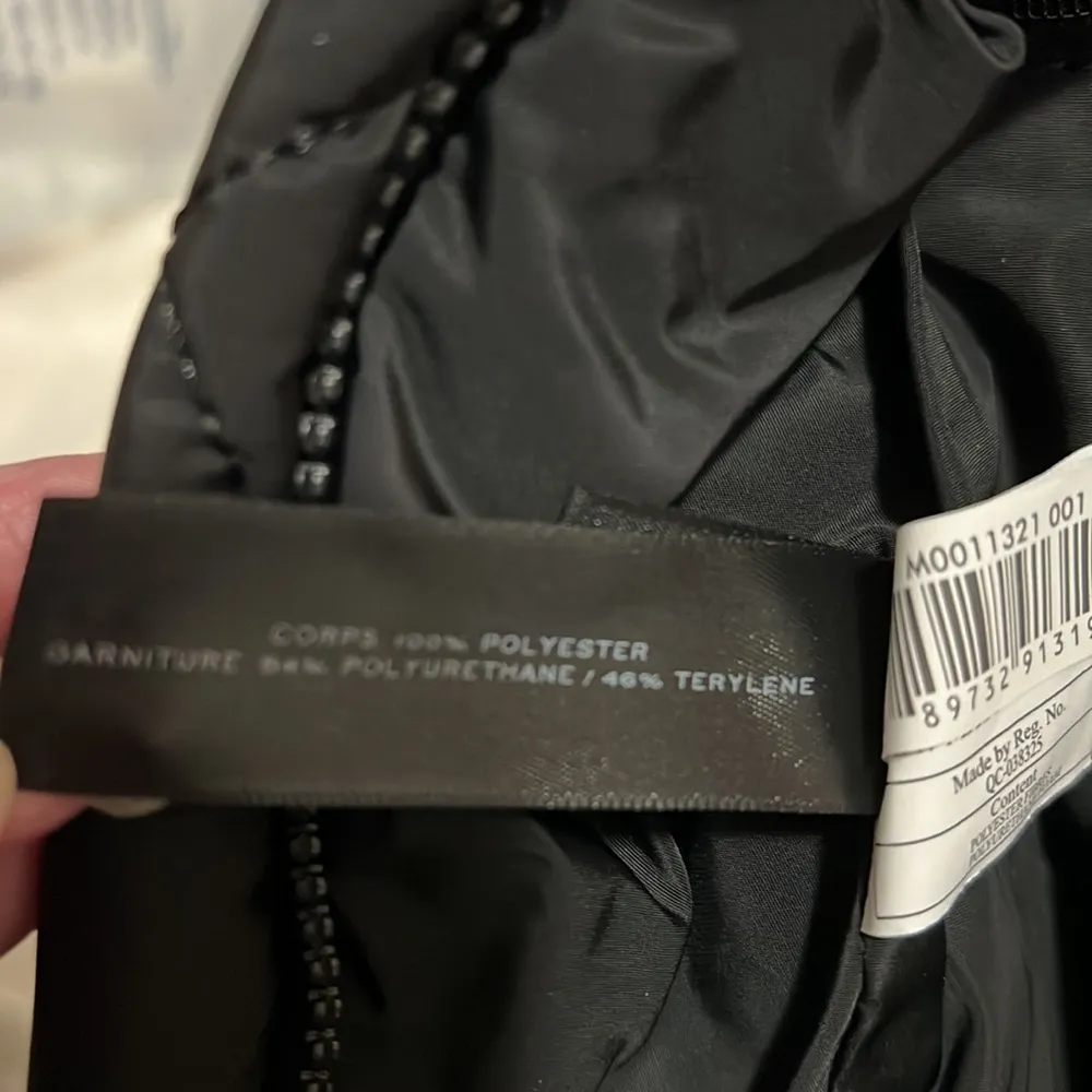 Quilted backpack black with gold hardware NWT Authentic - Image 16