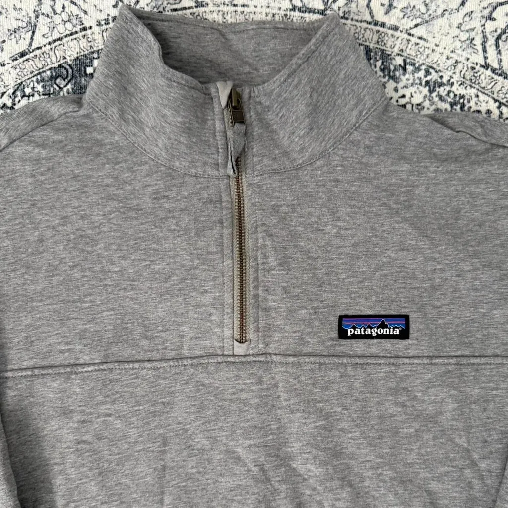 Grey Patagonia Ahnya quarter zip pullover - M - Image 2
