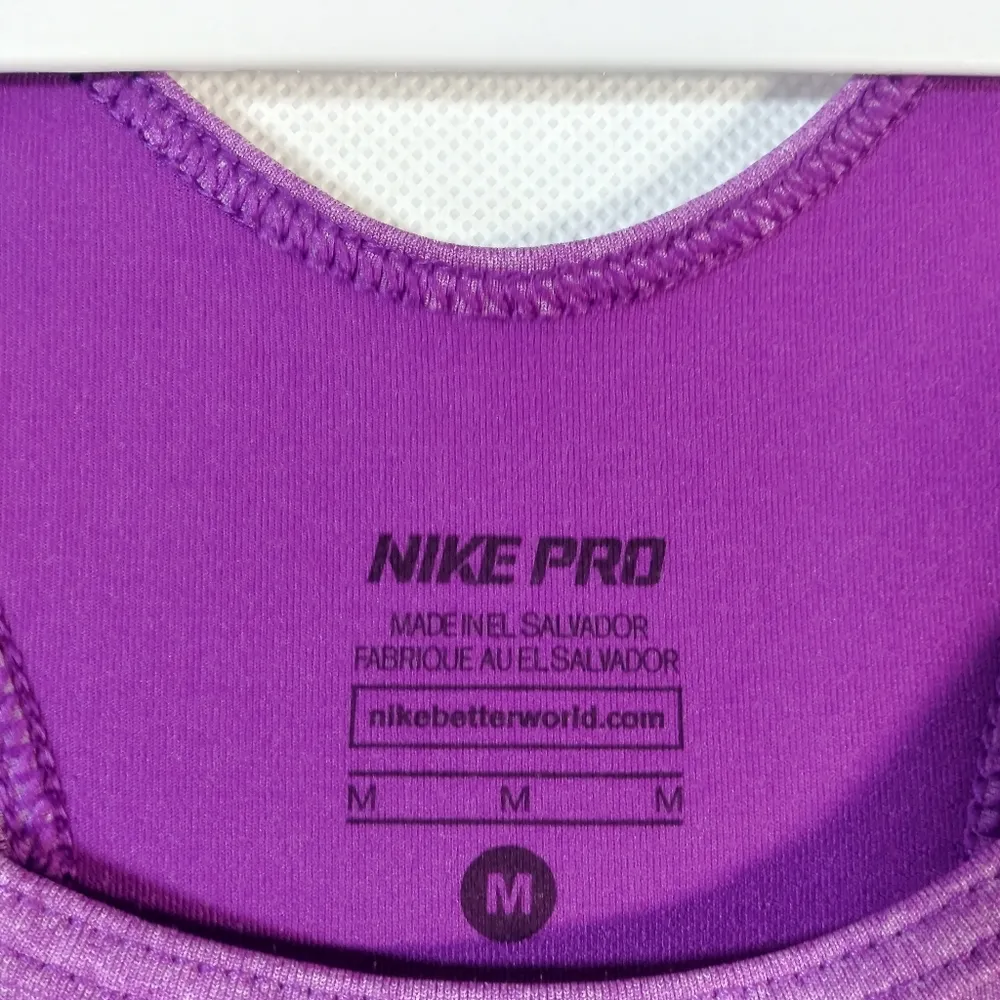 NIKE PRO COOL TANK PURPLE RACERBACK SIZE M - Image 4