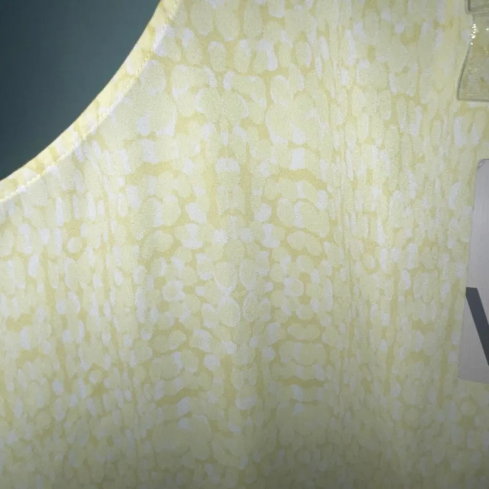 Worthington NEW Size Small Yellow Tank Blouse Office Dressy Casual Layering - Image 5