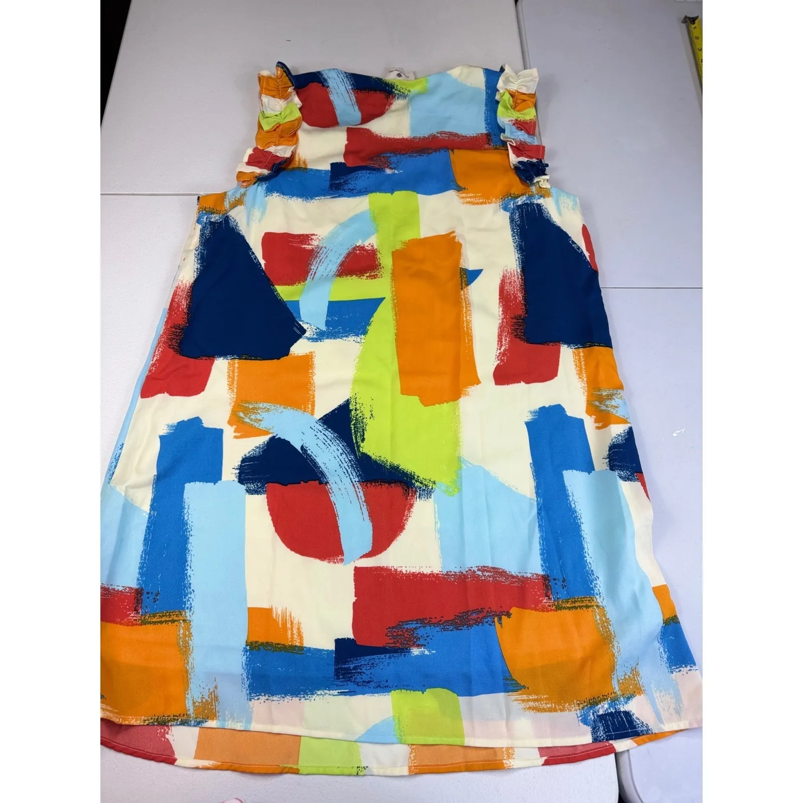 Betsey's Boutique Shop paisley midi dress with flared‎ sleeves Orange Xl Pink - Image 2