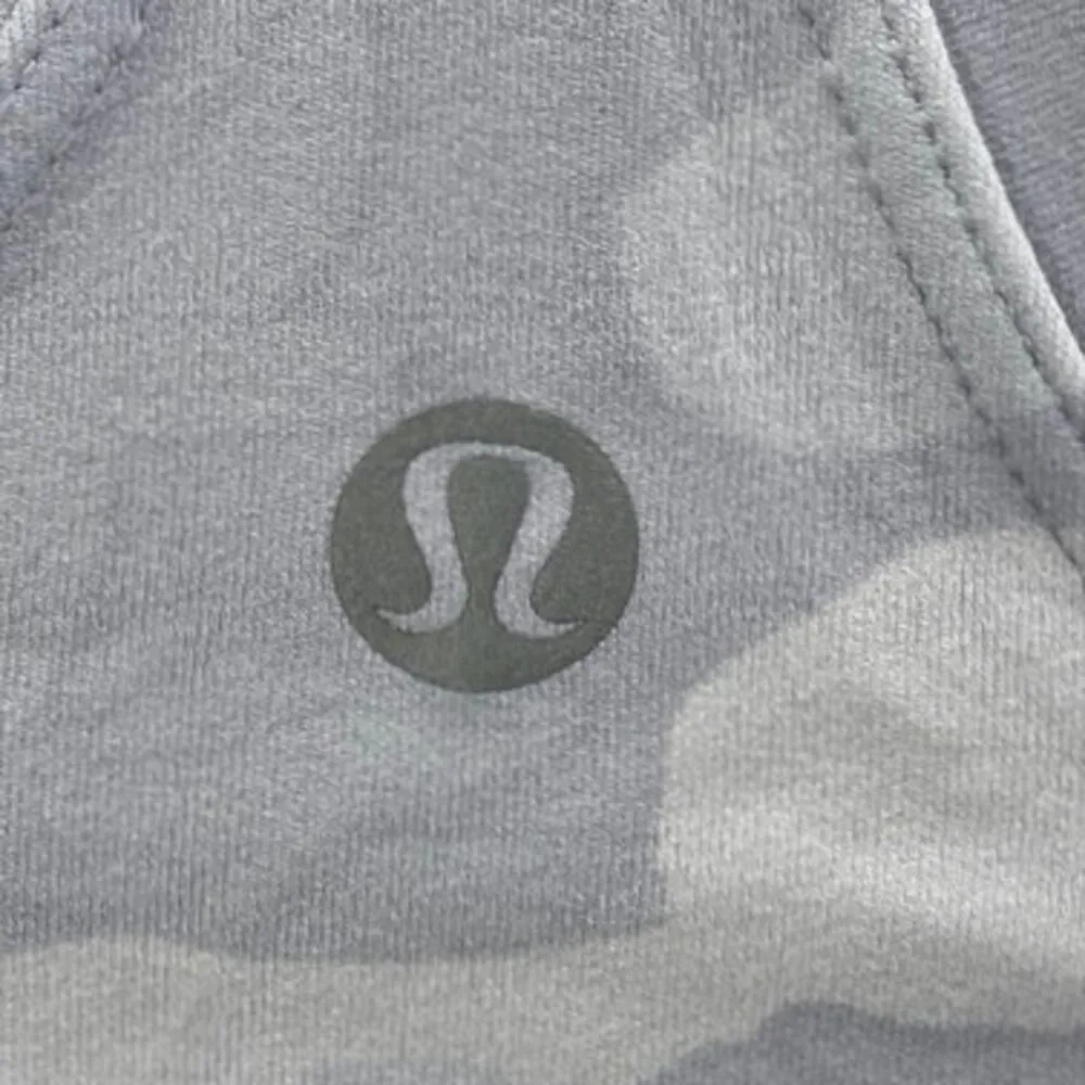 Lululemon Gray Camo Camouflage Sleeveless Racerback Activewear Gym Tank Top Sz 6 - Image 3