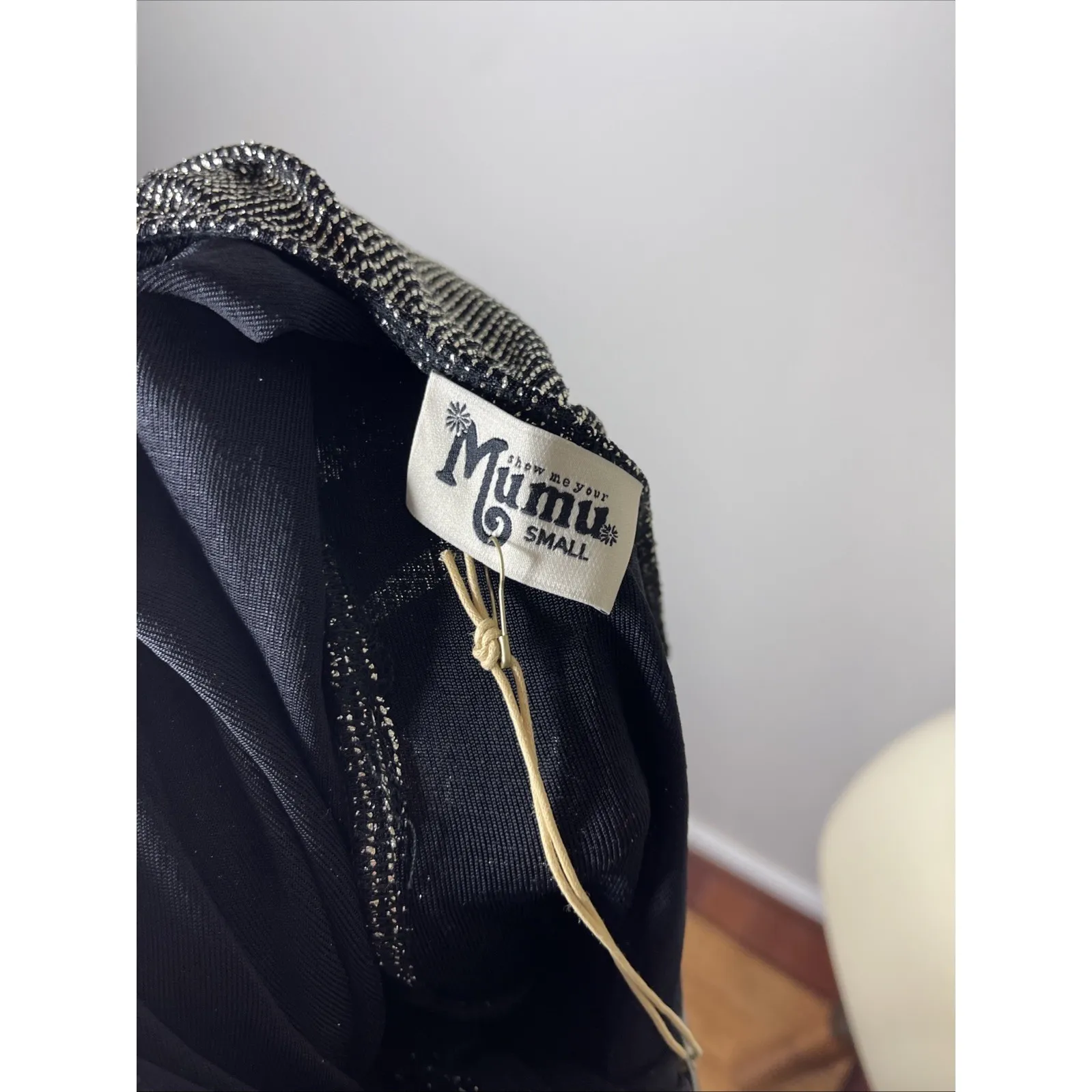 New‎ Show Me Your Mumu Get Twisted Metallic Mini Dress in Disco Glitz Small S - Image 9