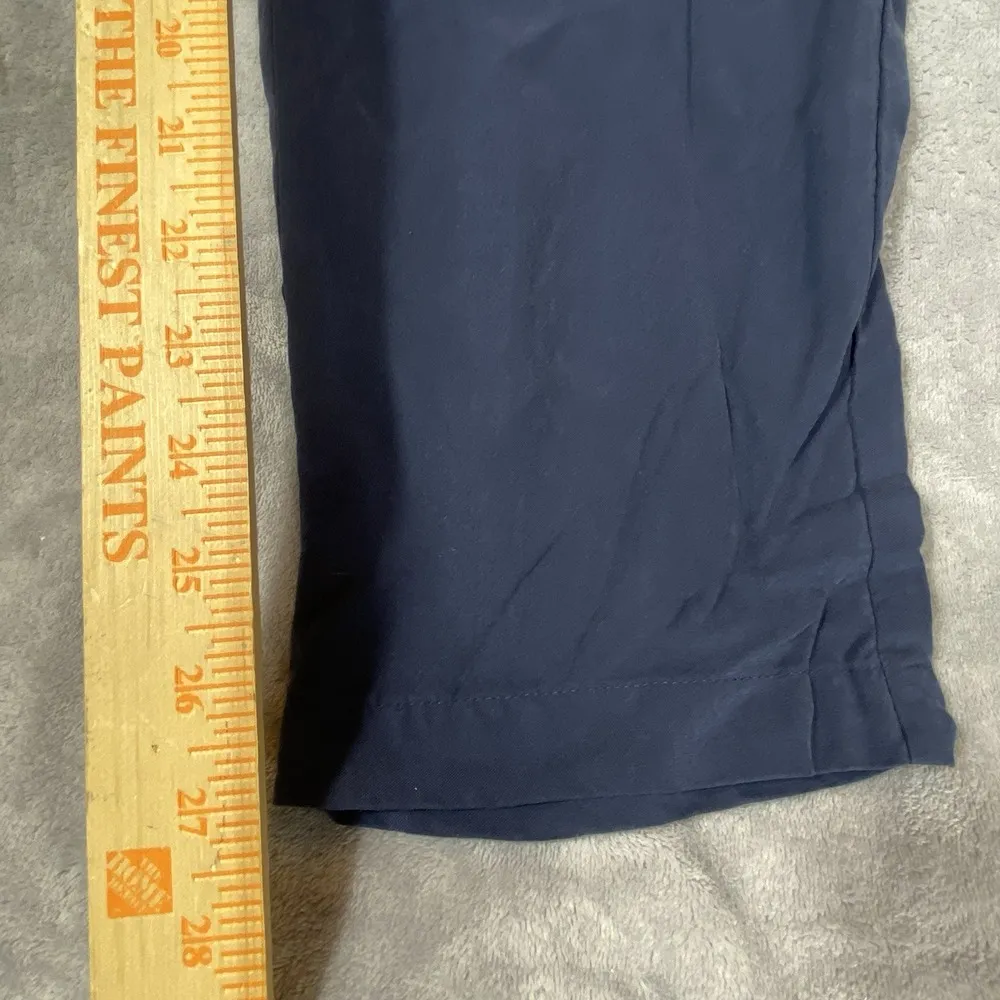 J. Jill Pure Pants Medium Sand Washed Blue Soft Woven Tapered Rayon Modal Casual - Image 5