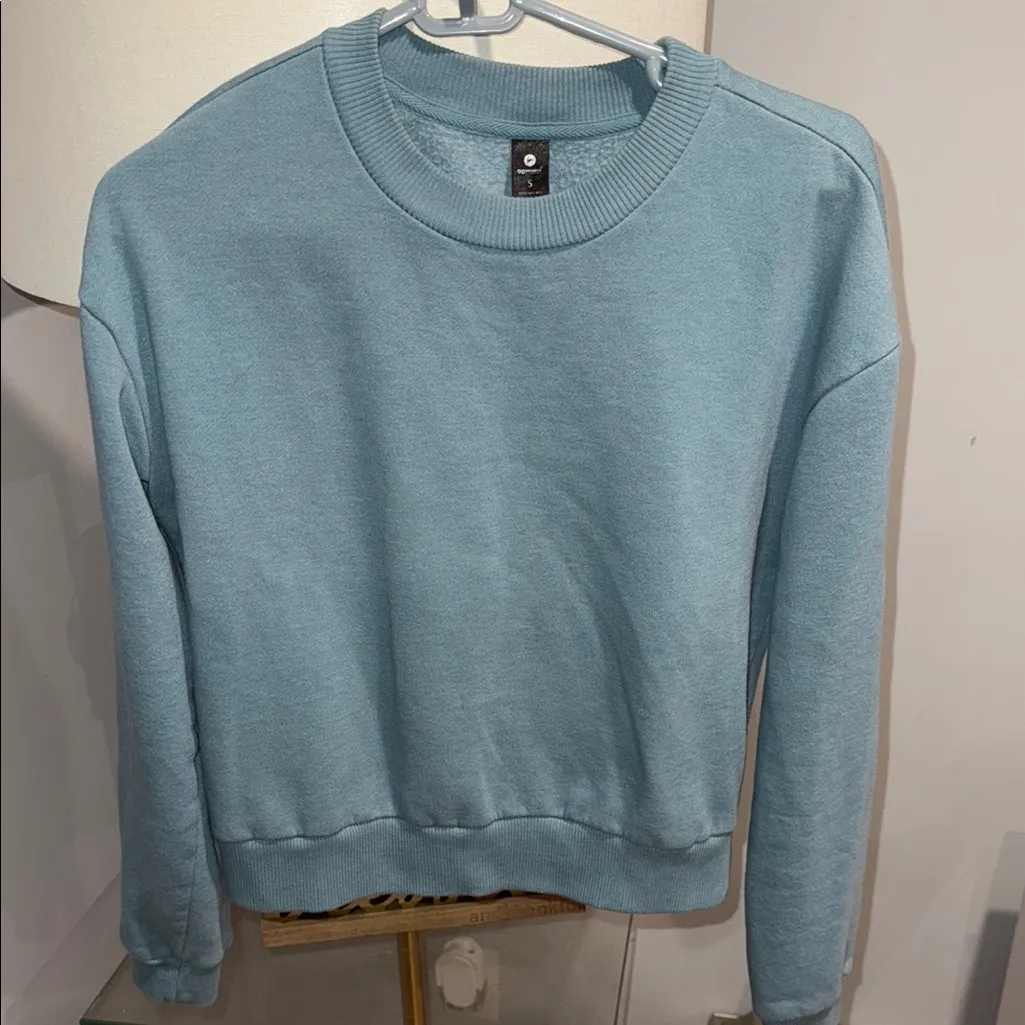 90 Degree By Reflex Blue Crewneck Sweater - Image 4