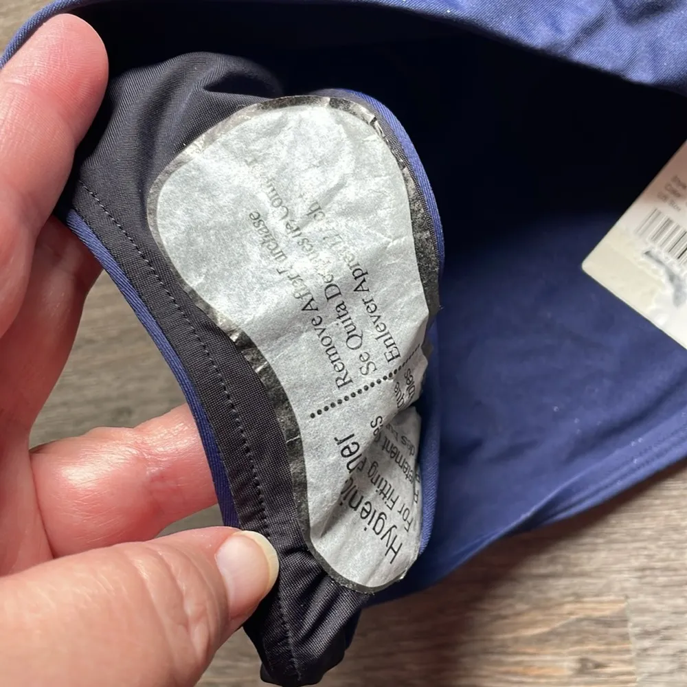 Lauren Ralph Lauren Bikini Top and Bottom NWT Blue Size 12 - Image 6