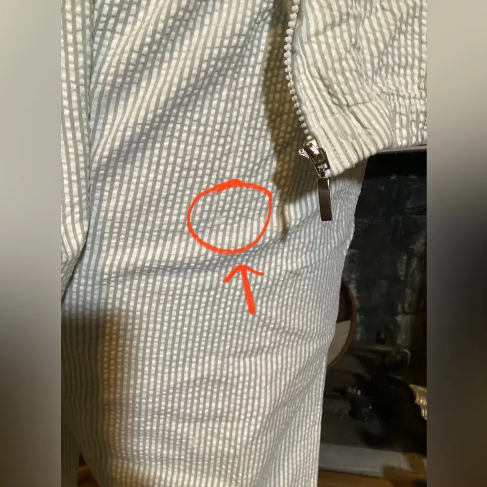 Vintage 90’s Lightweight Summer Capri/Jacket Set small/medium *flaws White - Image 13