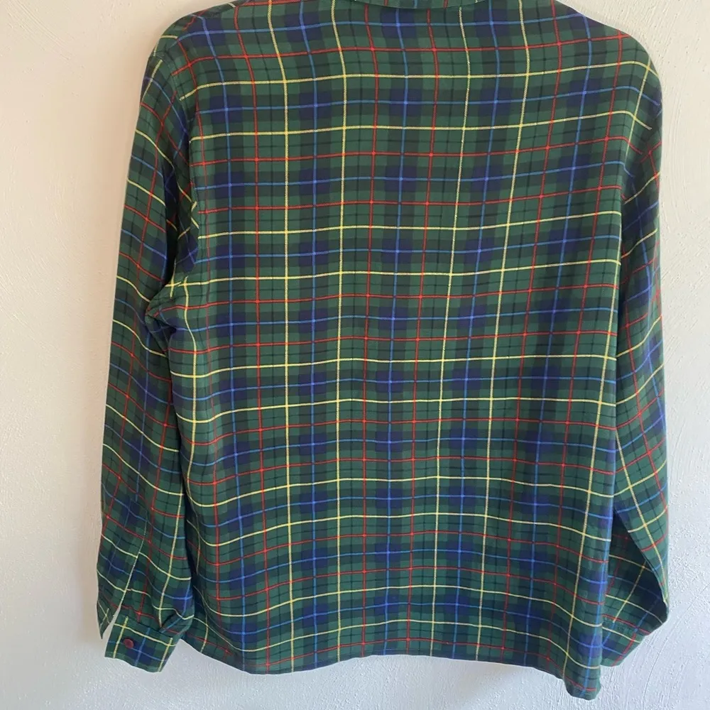 Pendleton green plaid button up shirt - Image 3