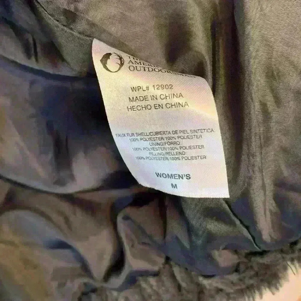 Grey The American Outdoorsman jacket sz M soft cozy warm chunky cropped casual Gray Size M - Image 8