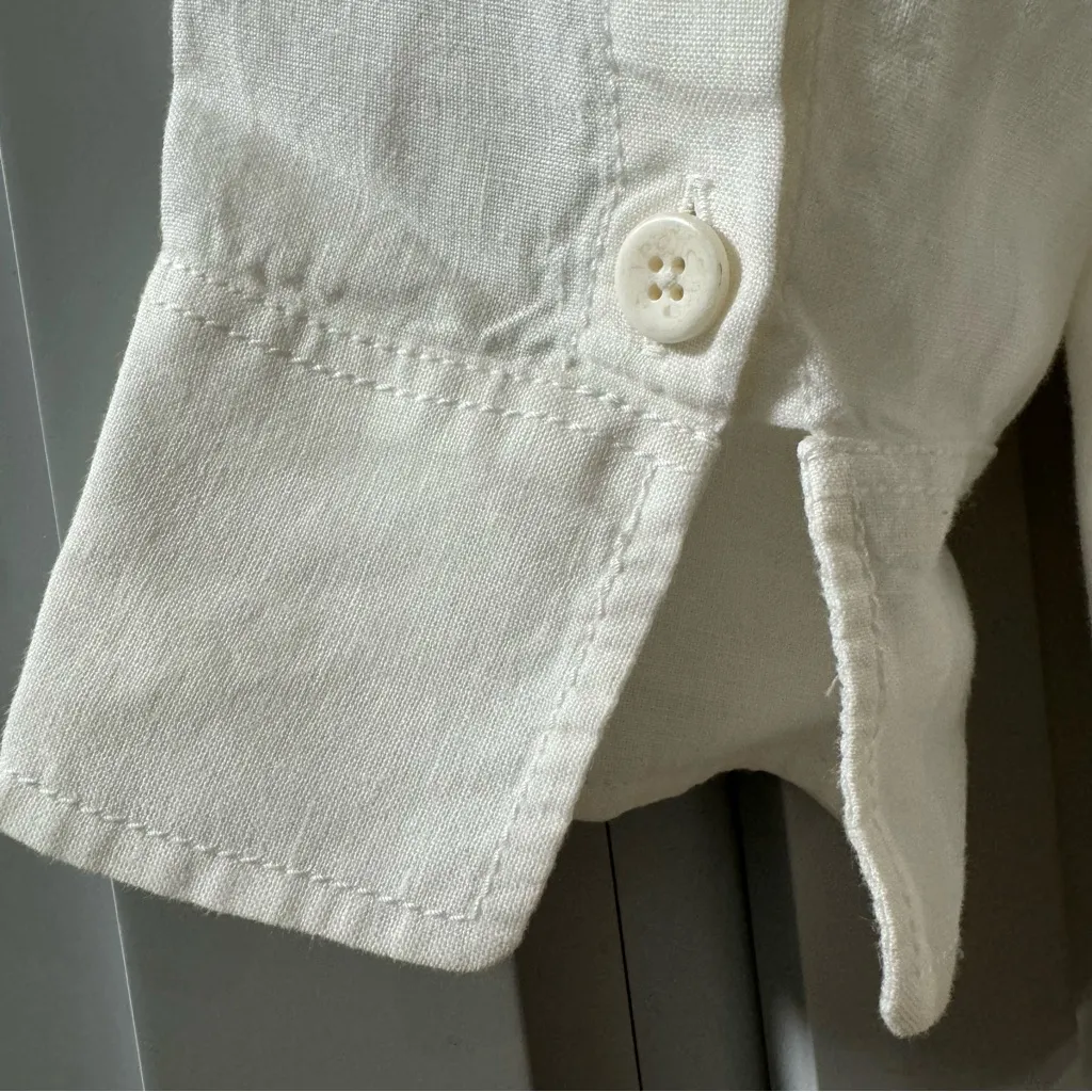 Talbots‎ 100% Irish Linen White Lightweight Blazer size 14P - Image 2