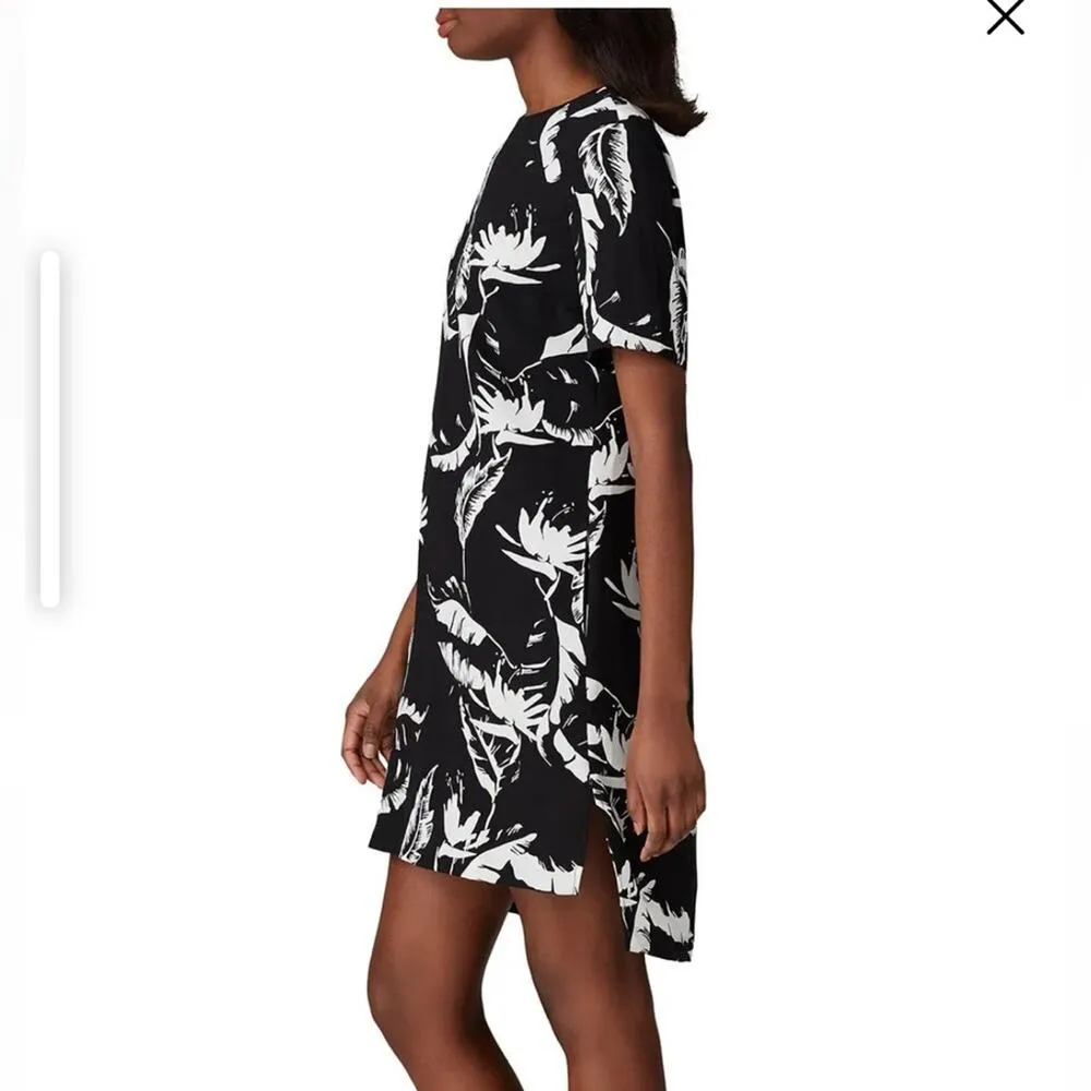 Adam Lippes feather print mini dress - Image 3