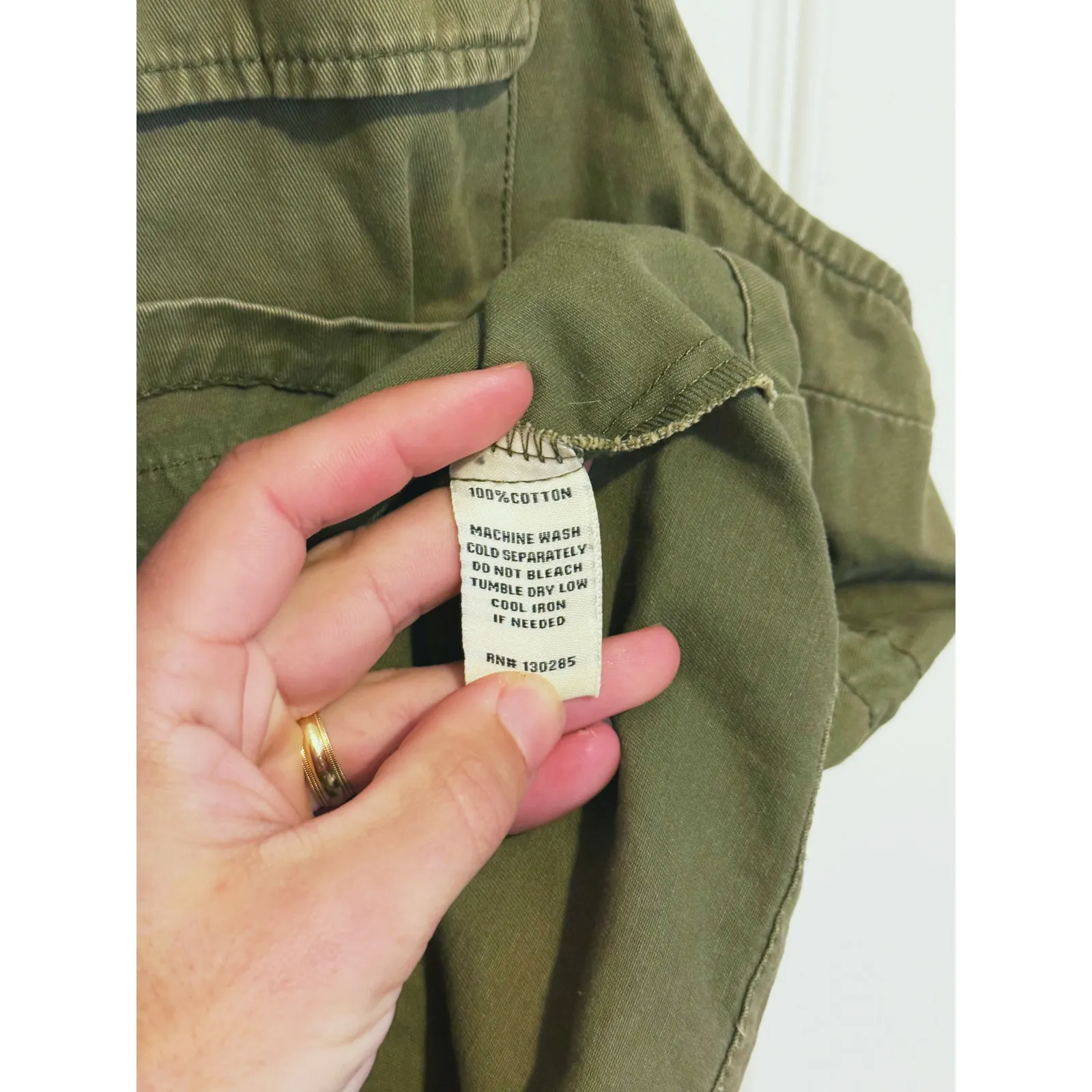 Per Se Gorpcore Utility Cargo Vest 1X Green Indie Boho Earthy Safari Biker Y2K - Image 7