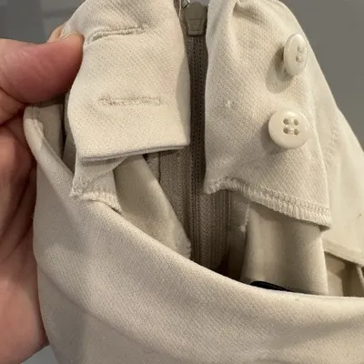 MM Lafleur The Foster Cigarette Pant-PowerStretch Bone Adjustable Hem Size‎ 2 - Image 6