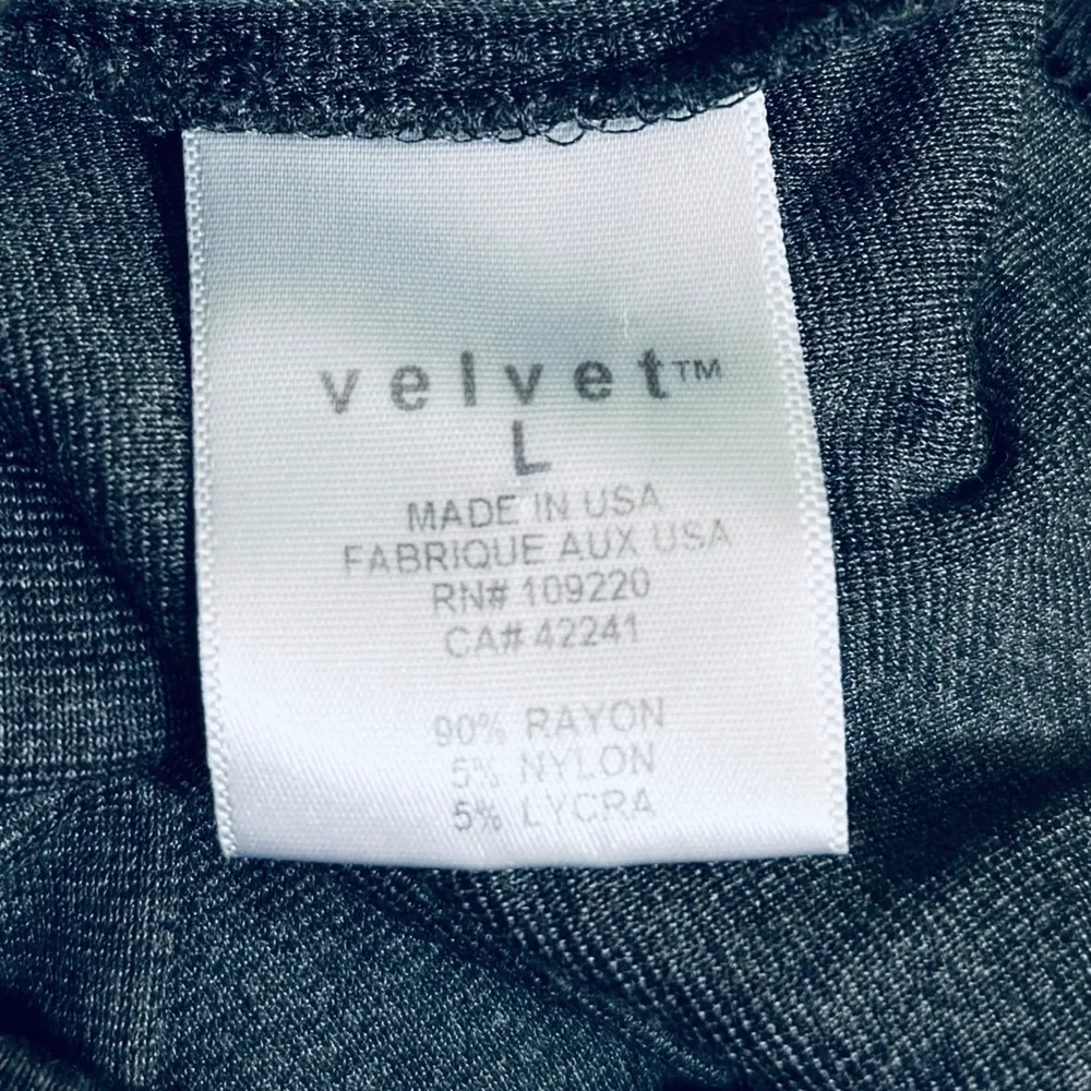 Velvet Tank Top Sleeveless Dress Gray Size Large - Image 4