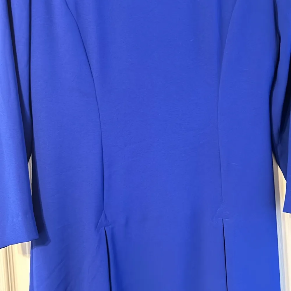 Warren Petites New York Royal Blue Suit Jacket Dress 10P - Image 6