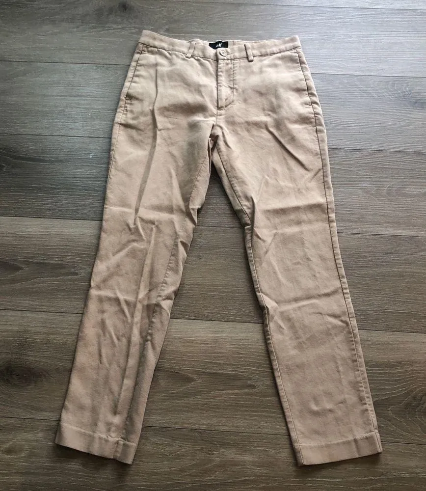 H&M Khaki Skinny Jeans Ankle Crop Womens Size 32R - Image 2