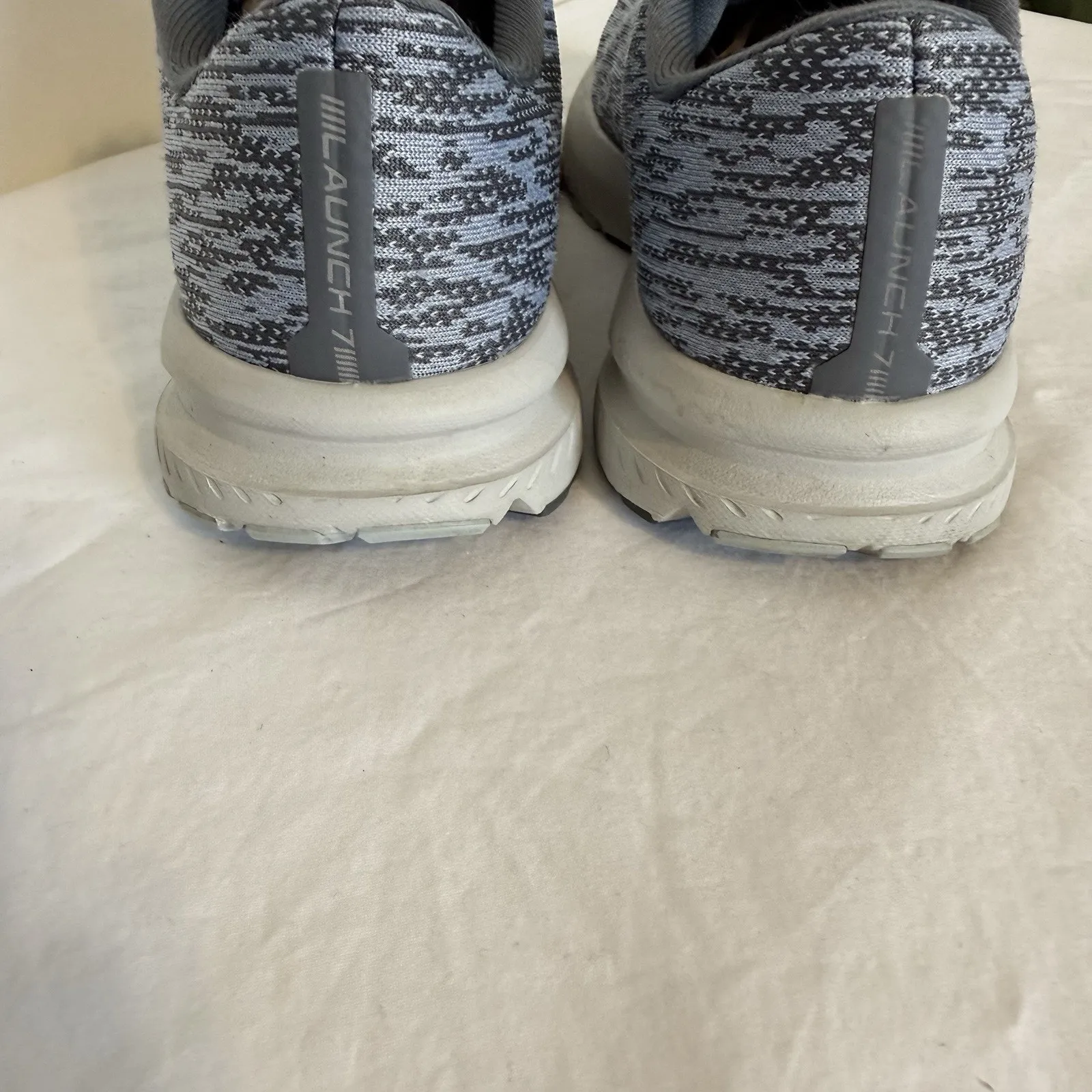 Brooks Launch 7 Women’s Running Shoes Size 7 Turbulence/Grey/Blue - Image 7