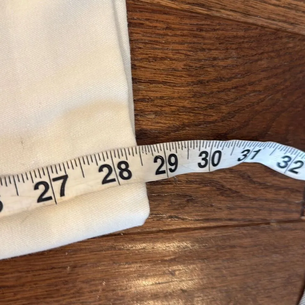 Worthington white pleat front trouser pants size 14p - Image 6