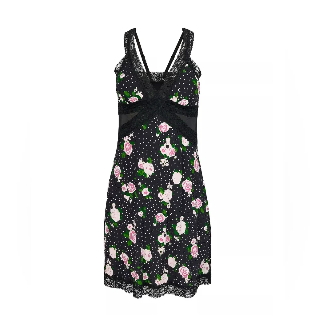 New Floral Lace Trim‎ Sleepwear - Image 3