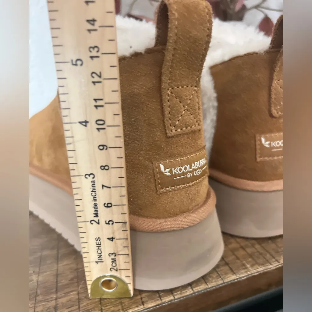 KOOLABURRA By UGG Koola Ultra Mini Platform Boots Womens Size 9 Chestnut Brown - Image 7