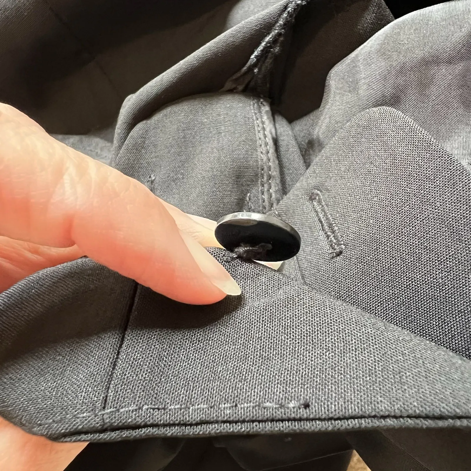 Lafayette 148 Black Wool Irving‎ Dress Pants Minimalist Career Capsule Wardrobe Size 4 - Image 8