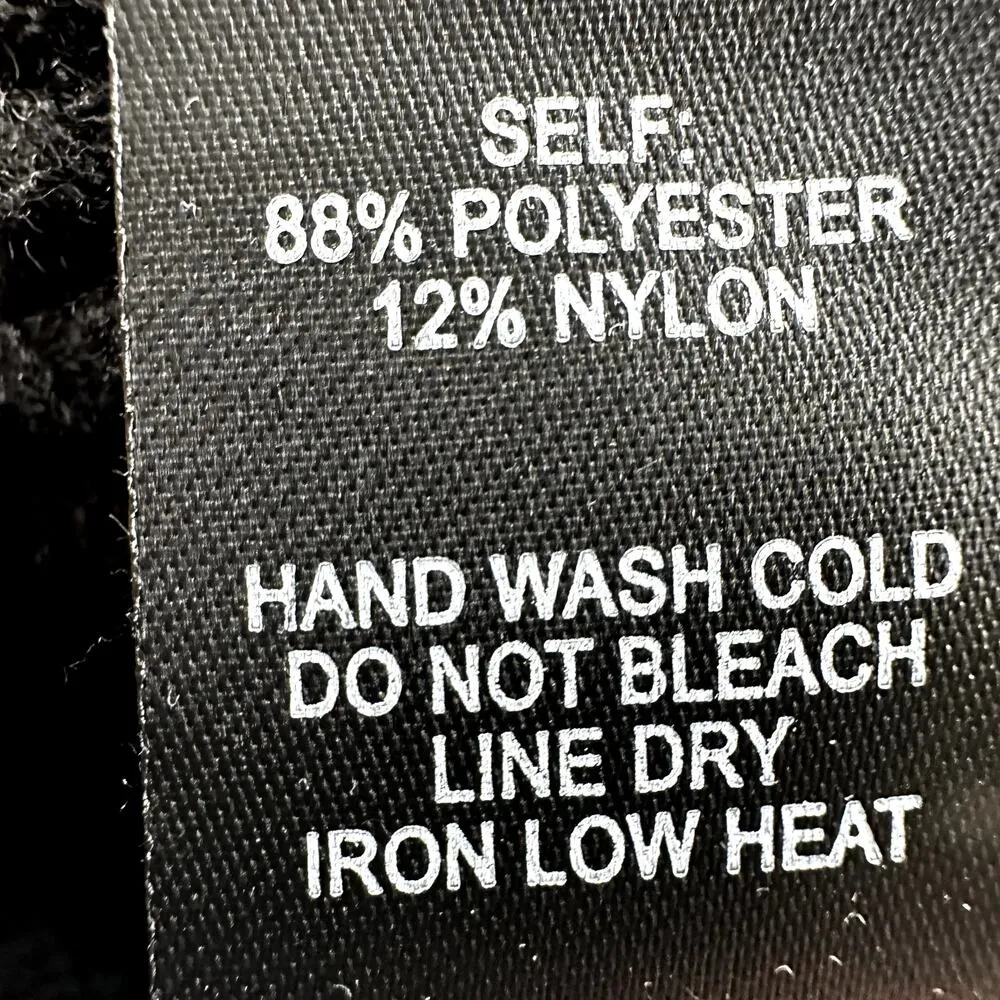 Heart Of Mine Black Sweater Dress Knit Balloon Sleeve Ribbed Mini - Image 5