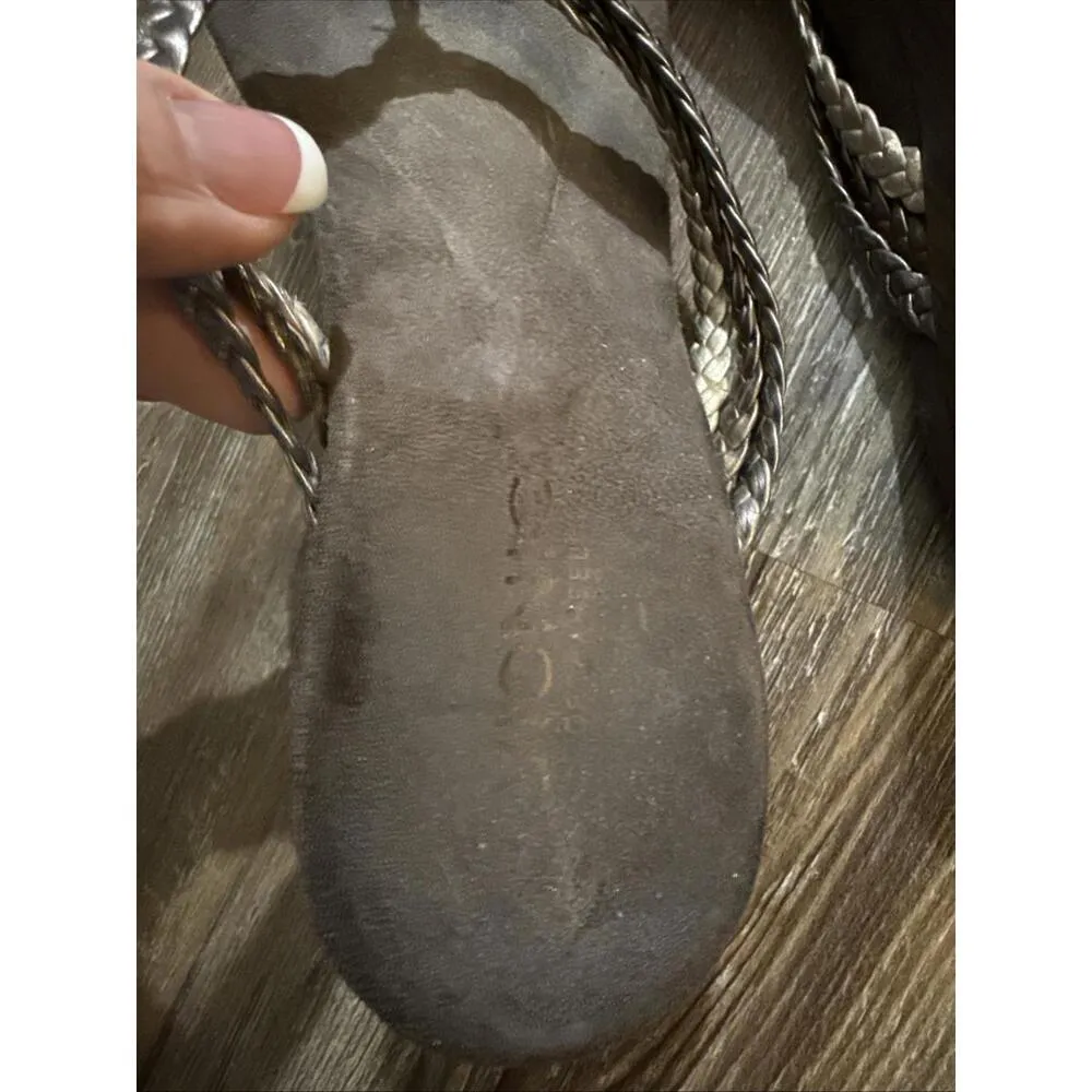 Vionic  Ramba Orthaheel Tri Color Braided Strap Wedge Thong Sandals, Women’s 8 - Image 12