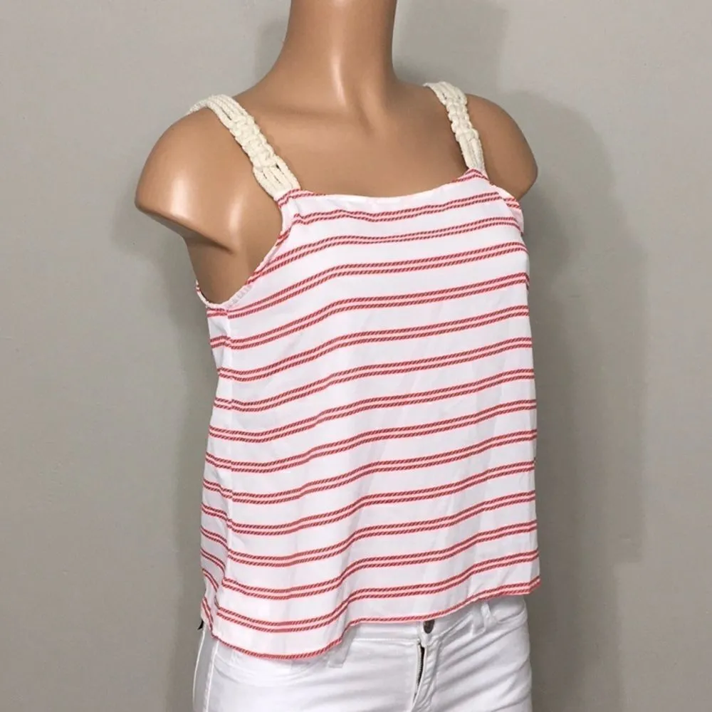 Collective Concepts rope stripe top. Runs small - Image 3