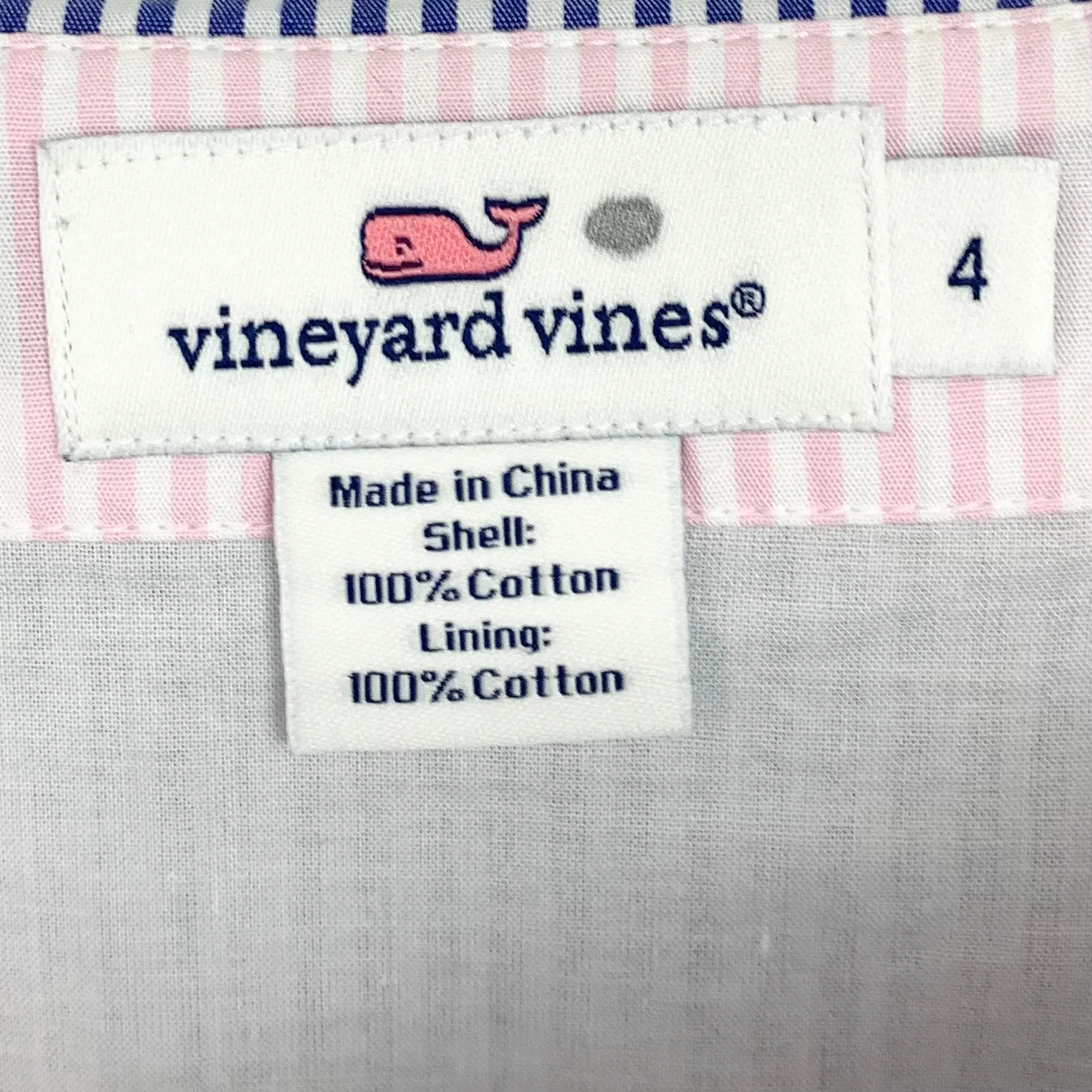 Vineyard Vines Womens Tiered Cotton Mini Skirt Blue White Nautical Stripe Size 4 - Image 3