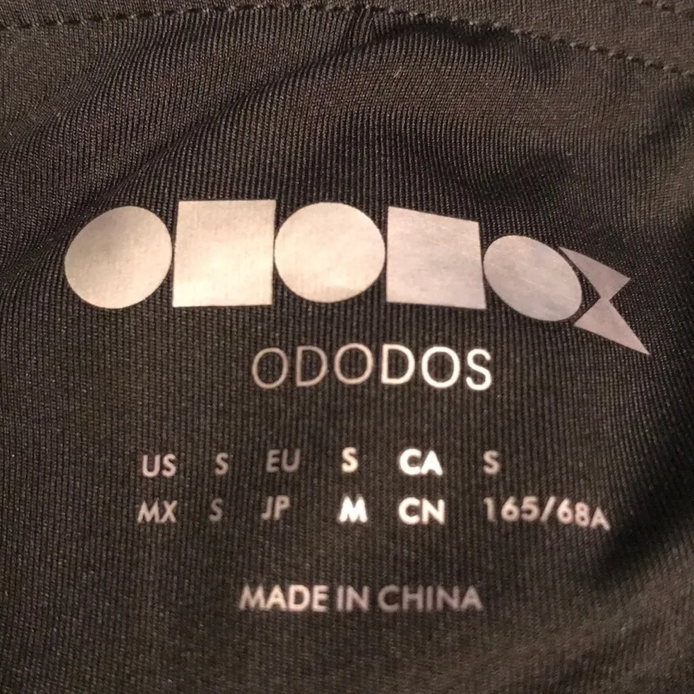 Ododos black workout shorts size small brand new - Image 3