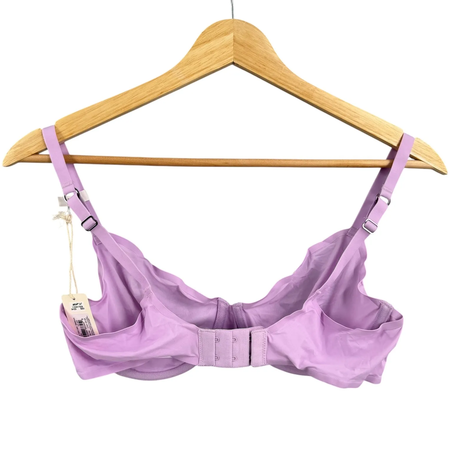 Aerie Smoothies Full Coverage Bra Lilac Purple 32B Underwire New - Image 2