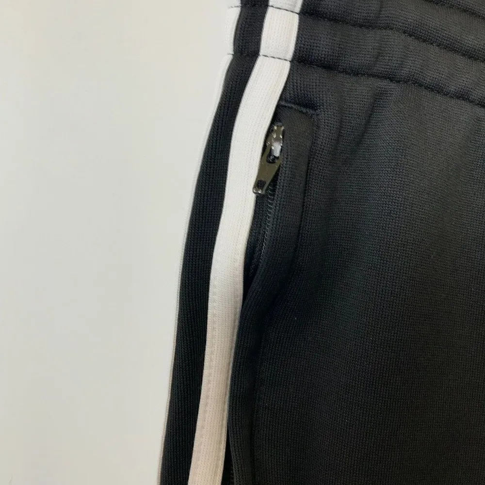 Adidas Track Pants Adult Black Medium Classic Jogger Windbreaker Tracksuit - Image 7