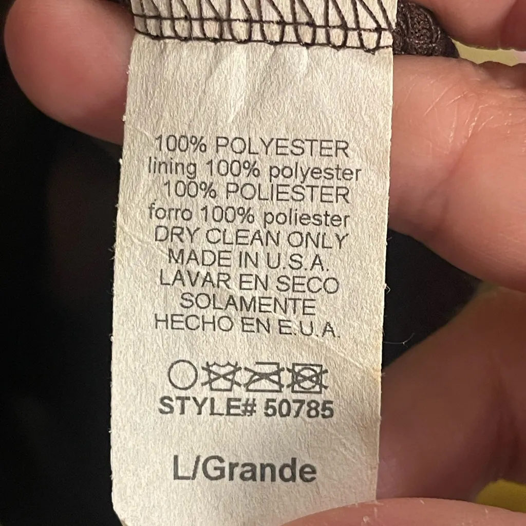 Vintage Y2K Elegant Brown & Teal Midi Dress Handkerchief Hem Fairy Core Paisley - Image 10