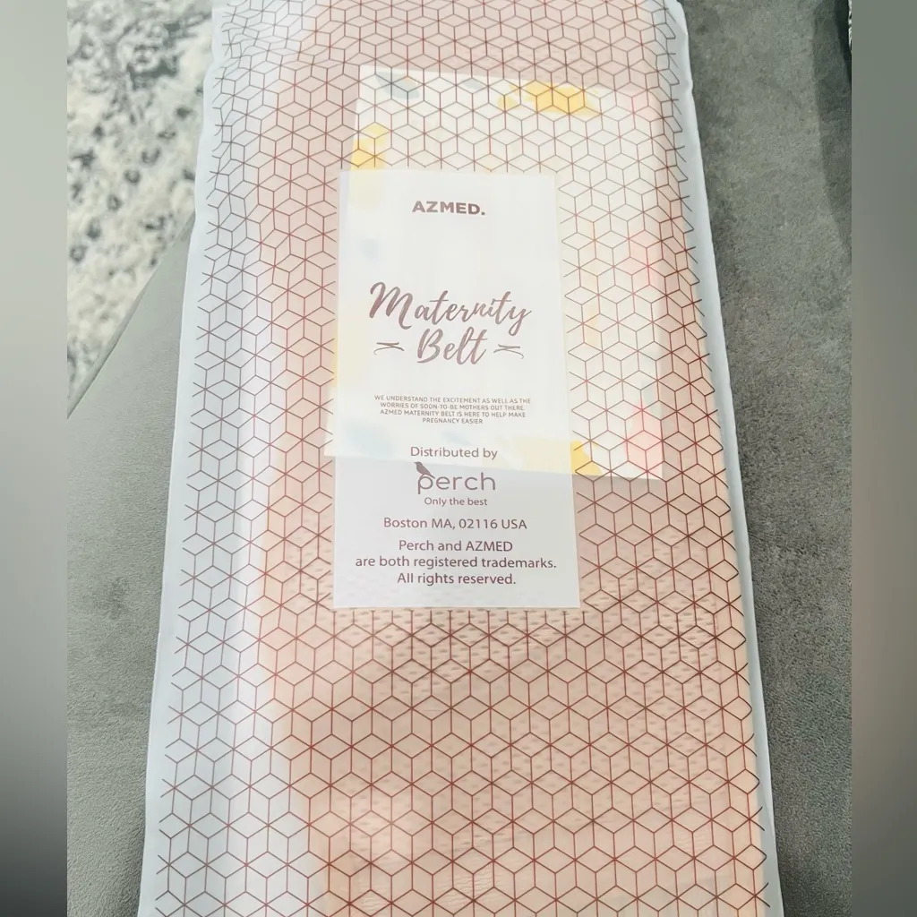 AZMED MATERNITY BELT Tan - Image 2