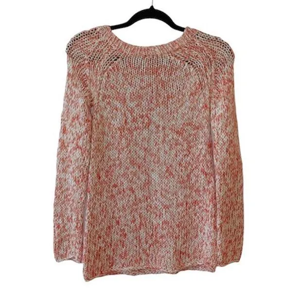 Christopher Fischer Orange & White Marled Sweater - Image 2