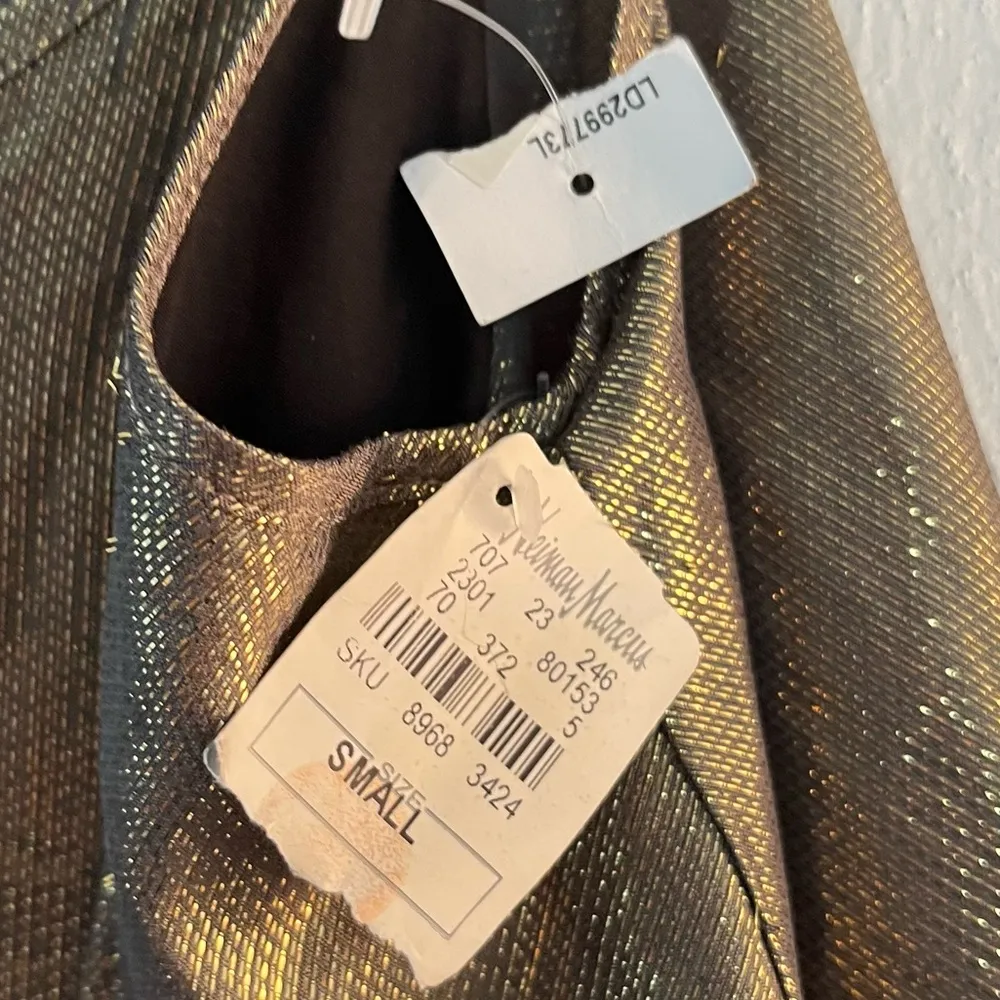 Elizabeth & James Dress Brenna Liquid Gold Open Back Tank Dress Sz S NWT - Image 16