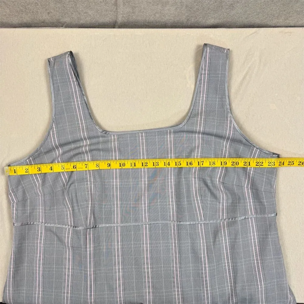 Adrienne Vittadini Women's Plus Size 20 Plaid Knee Length Dress - Image 7