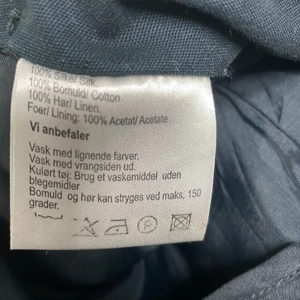 NOA NOA Turn back silk embroidered floral medium blazer jacket NEW Blue - Image 8