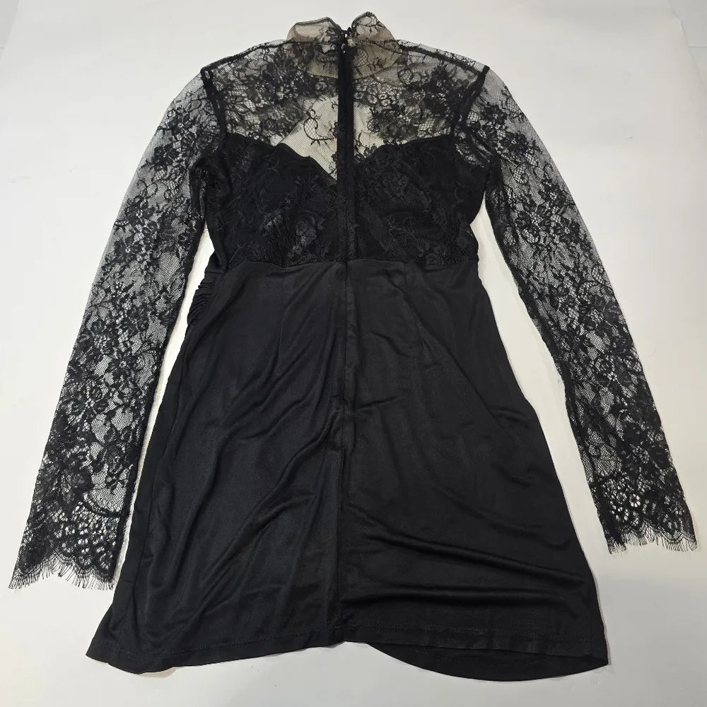 Michael Costello x REVOLVE Helix Mini Dress in Black - Image 11