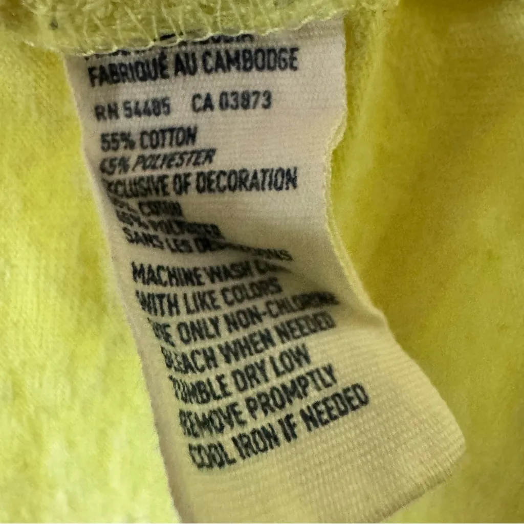 American Eagle Outfitters Women's Citron Short Sleeve Crew Neck T-Shirt Sz L - Image 3