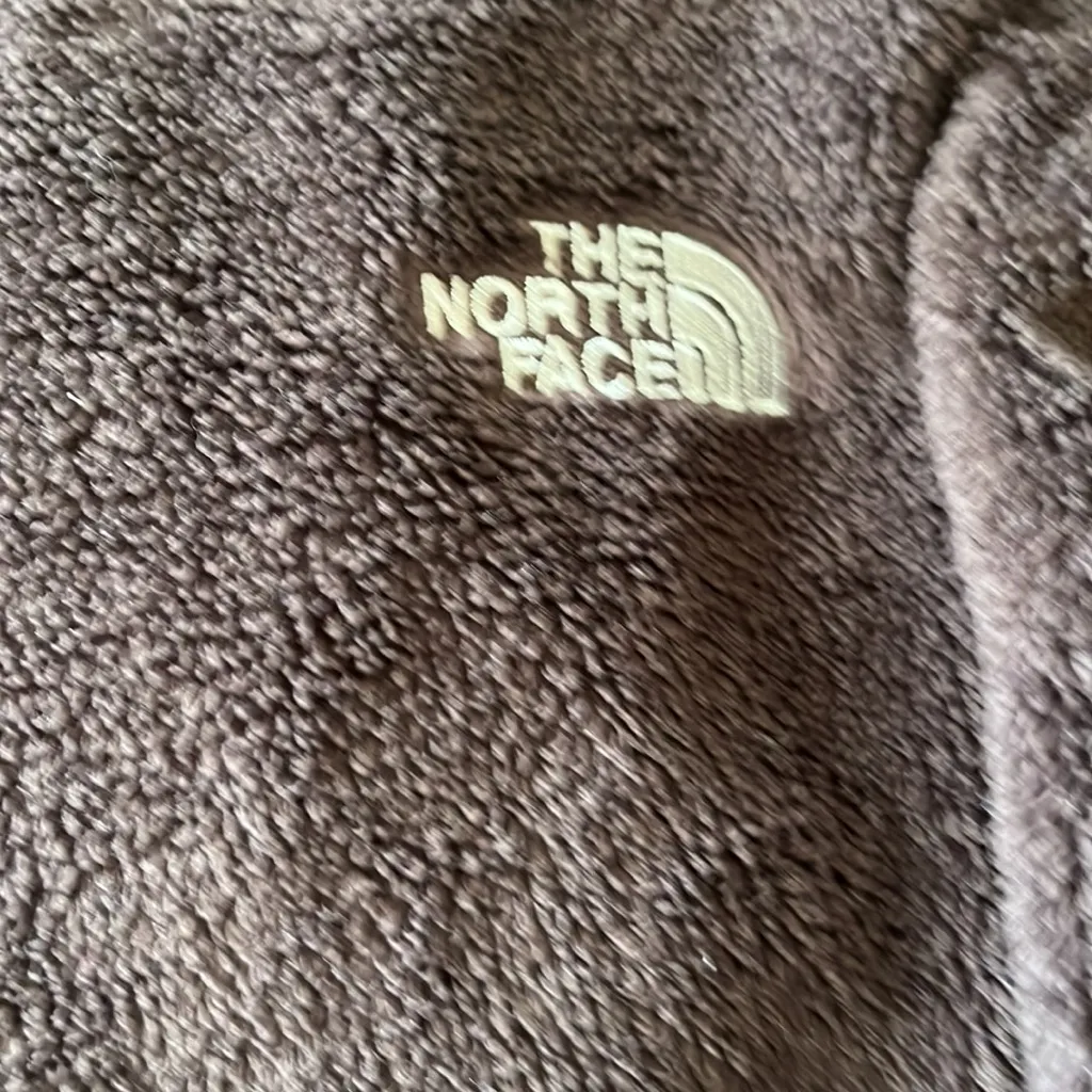 The North‎ Face Brown Sherpa Full Zip Jacket Size M - Image 4