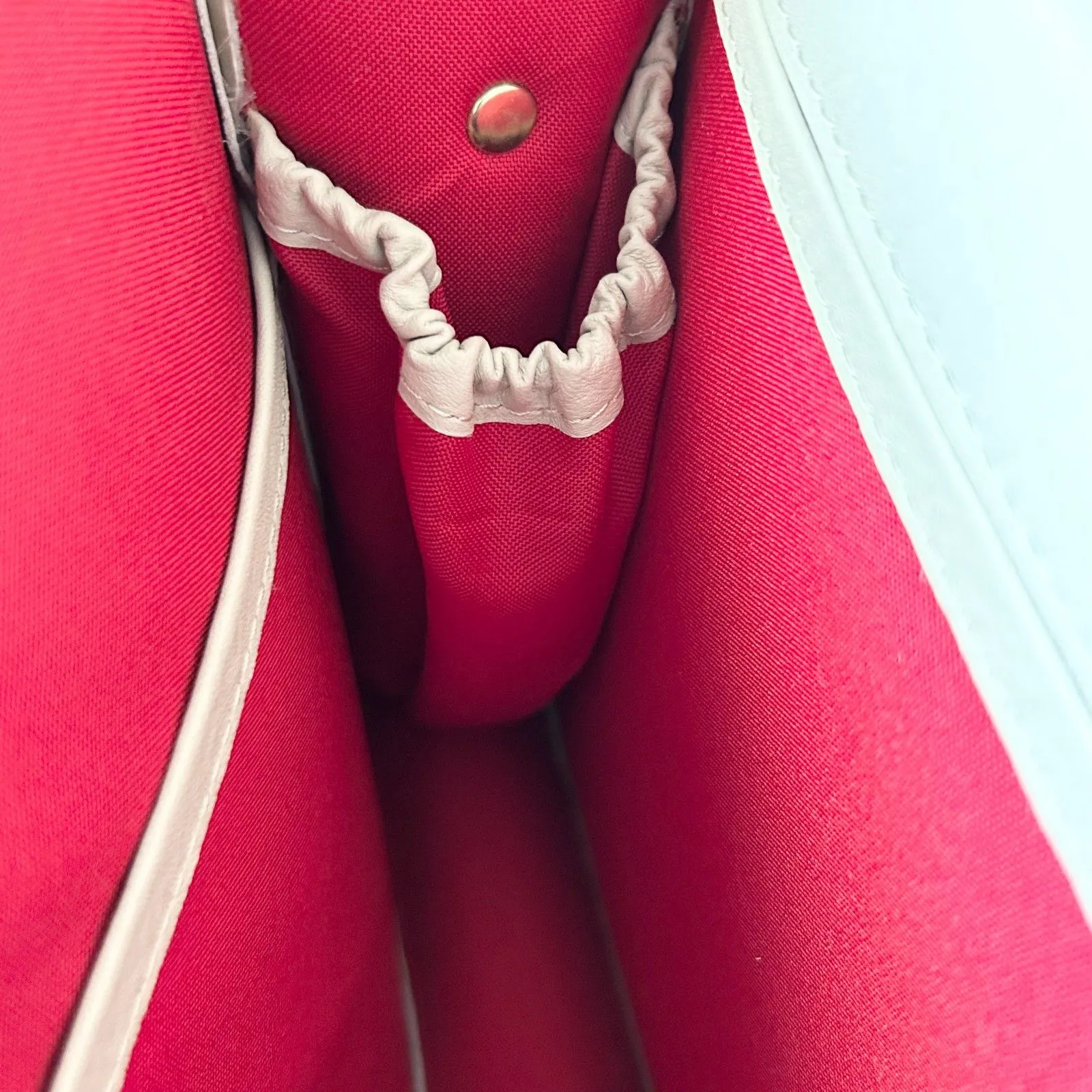 TAH Angelina Marie Portland Oregon The Envelope Oscar Leather Shoulder Bag Blush Pink - Image 7